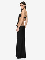 RENEE STRAPLESS MAXI DRESS - BLACK