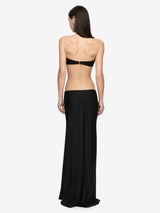 RENEE STRAPLESS MAXI DRESS - BLACK