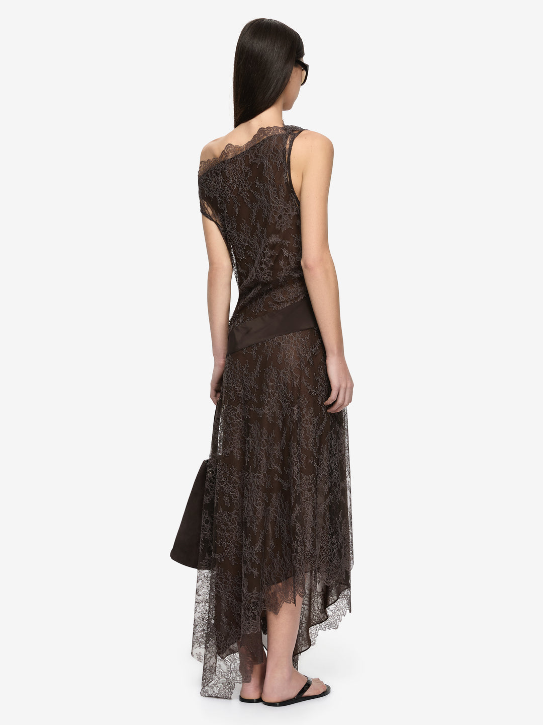 MARIKA ASYM DRESS - COFFEE