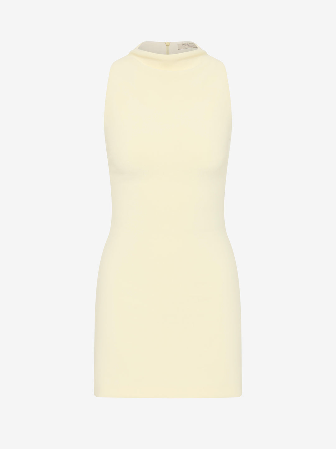 GEMMA RACER MINI DRESS - LEMON SORBET