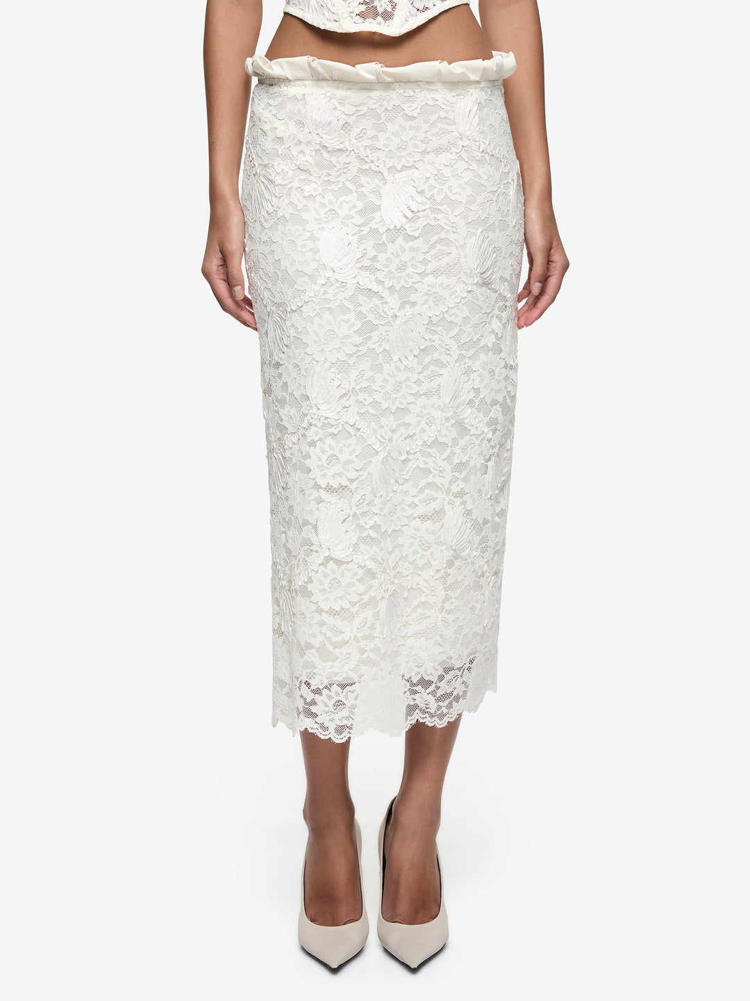 JULIET MIDI SKIRT - CANNOLI