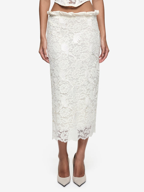 JULIET MIDI SKIRT - CANNOLI