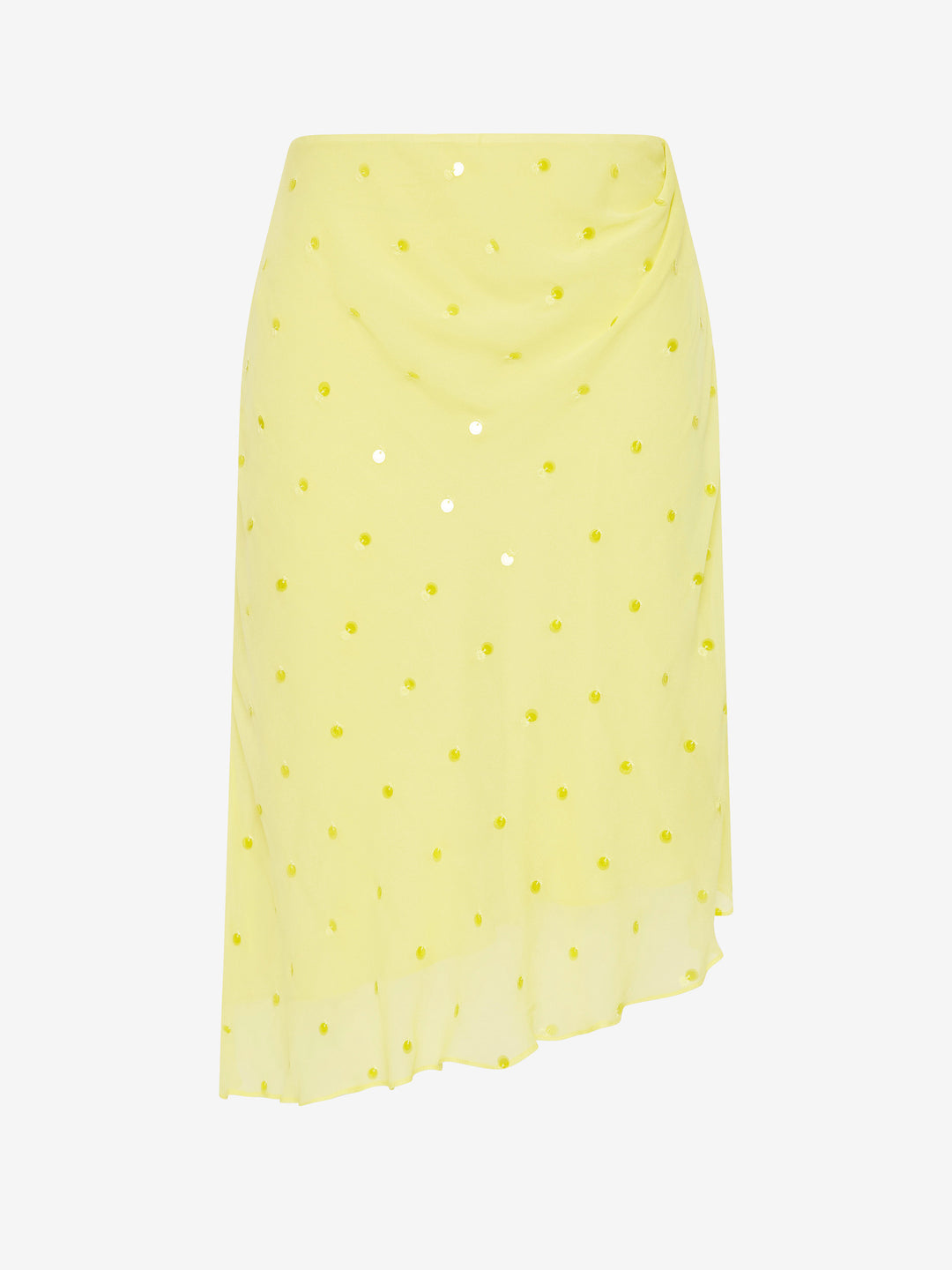 SOLACE ASYM SKIRT - CITRUS