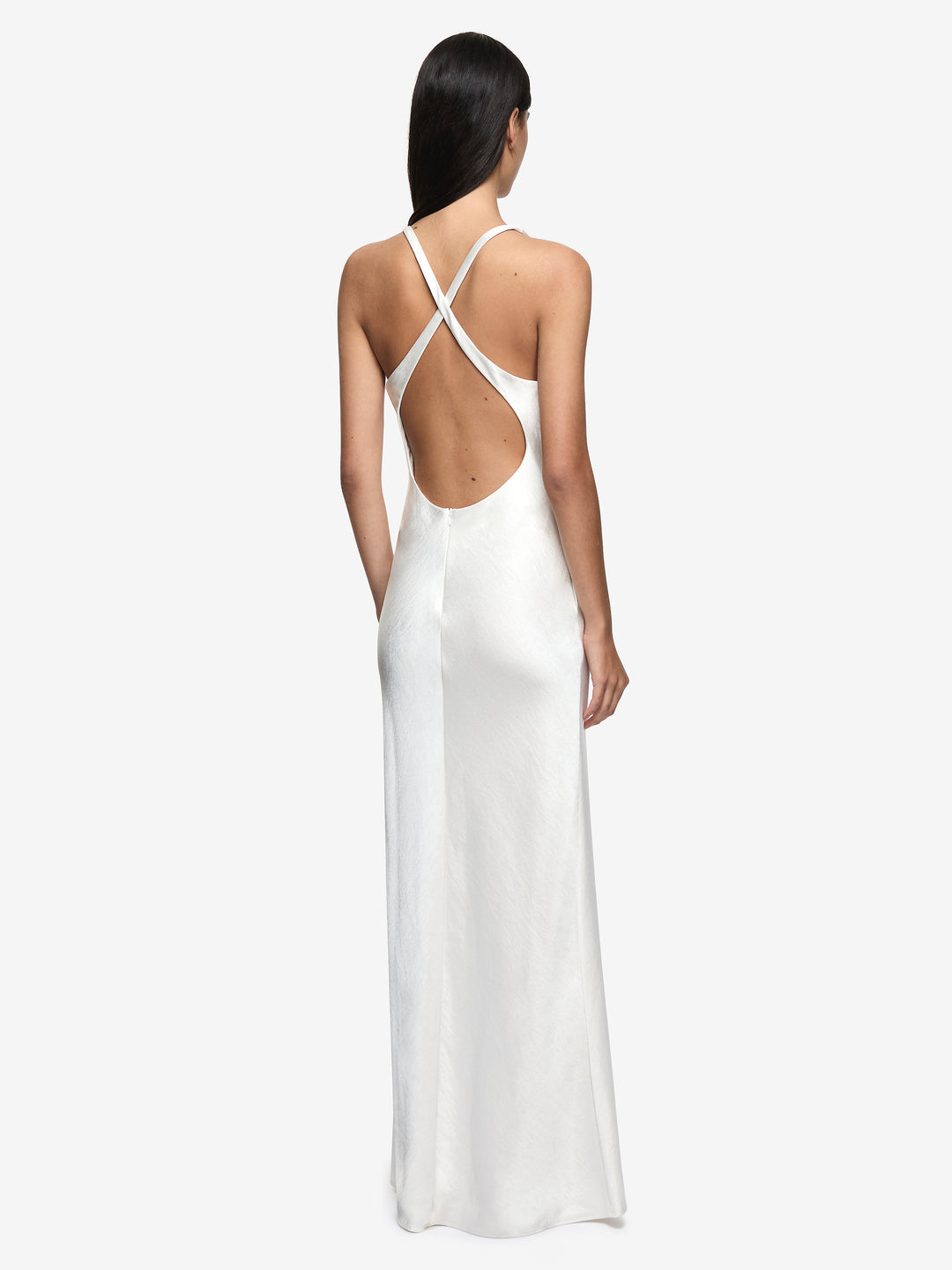 THE DREAMER V NECK DRESS - IVORY