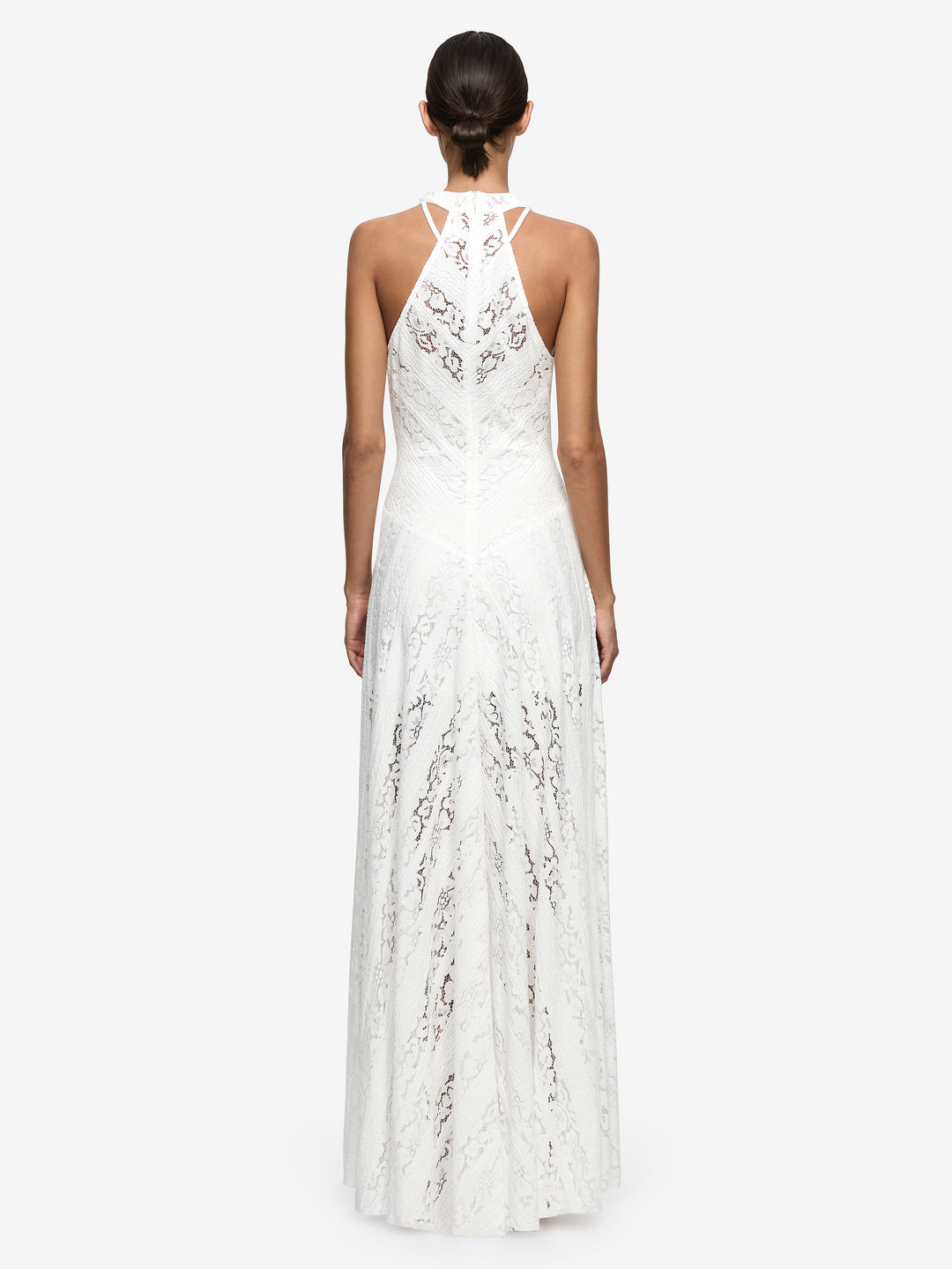 HENRIETTA HIGH NECK MAXI DRESS - WHITE BEC + BRIDGE US HENRIETTA HIGH NECK MAXI DRESS - WHITE BEC + BRIDGE US