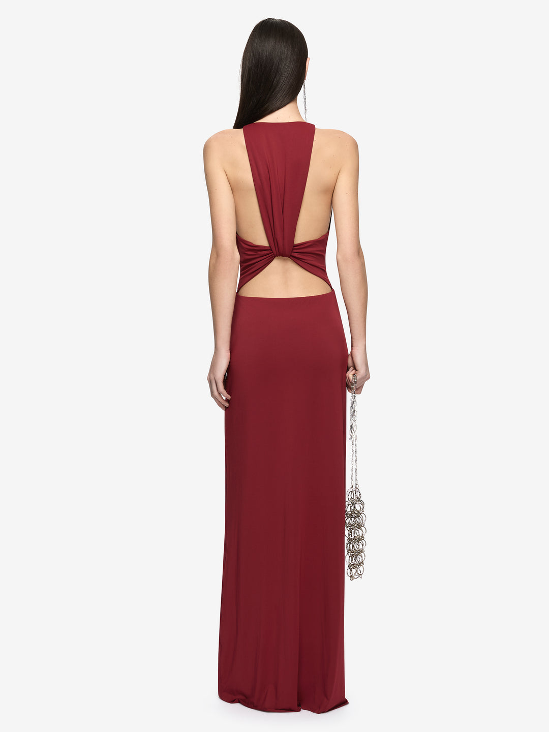 THALIA V MAXI DRESS - SYRAH