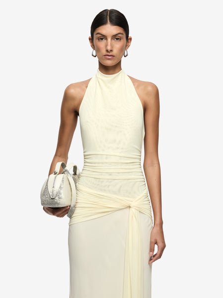 chinese dress ladies Bec + Bridge Black Monette Asym L/S Maxi Dress – Dear Society main image 1
