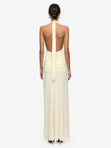 JASMIN HALTER DRESS - LEMON SORBET