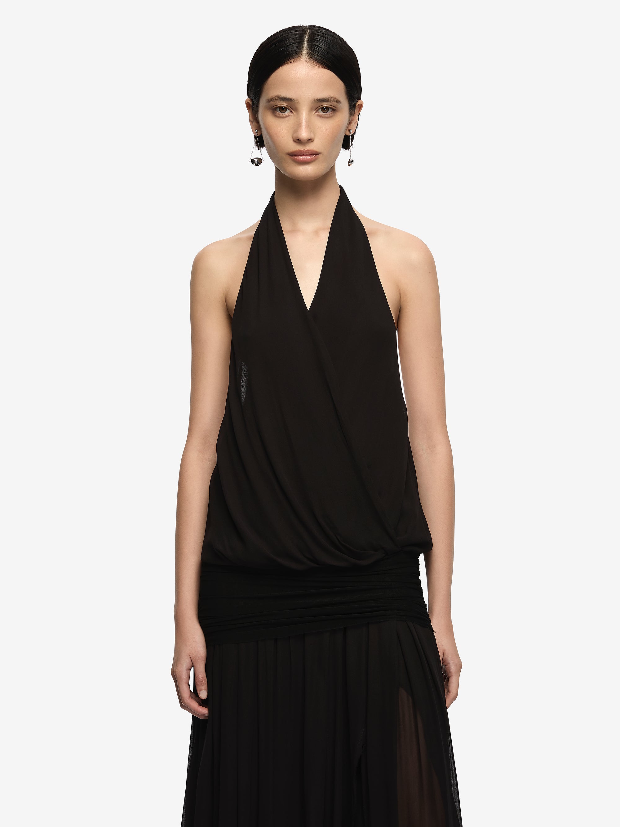 JASMIN V MAXI DRESS - BLACK – BEC + BRIDGE US