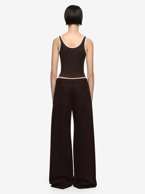 MONETA TANK - DARK CHOCOLATE
