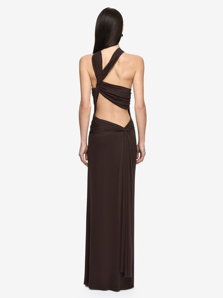 bec and bridge cedar city maxi dress Brown The BEC + BRIDGE Cedar City Maxi Dress in Dark Chocolate is a best selling style bec & bridge cedar city