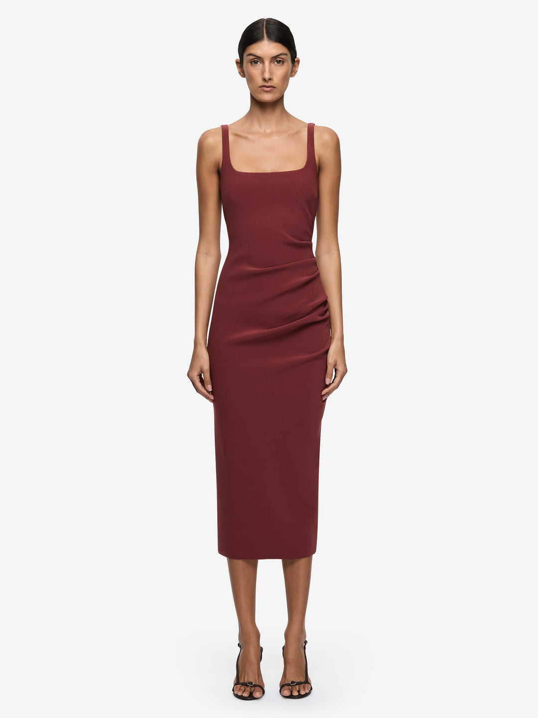 bec and bridge karina midi dress Karina Tuck Midi Dress Blue