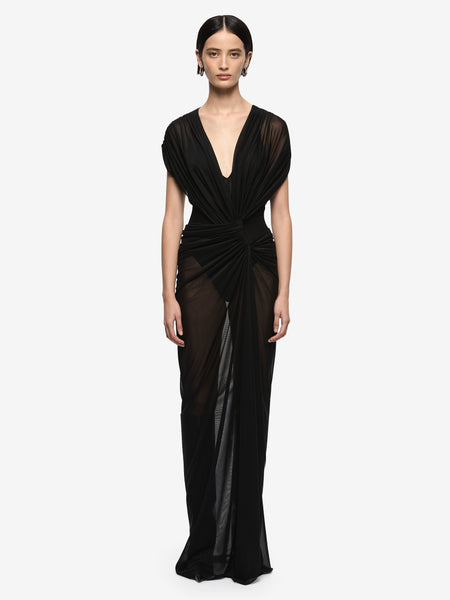 LEIA DRAPE MAXI DRESS