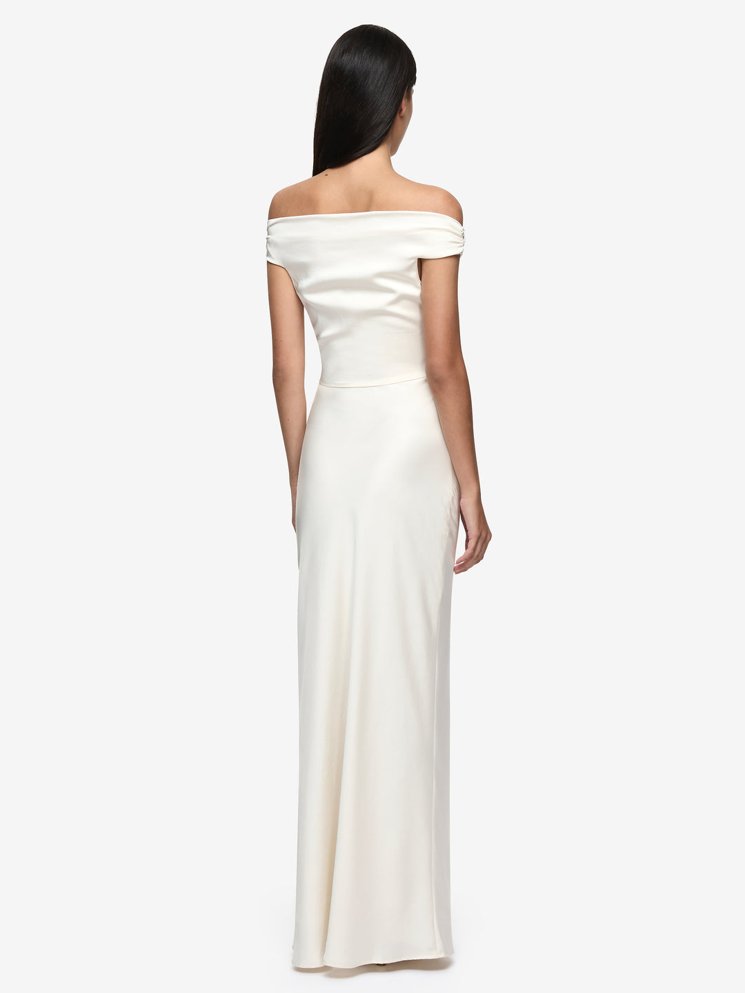 Eternity Off Shoulder Maxi in Cream