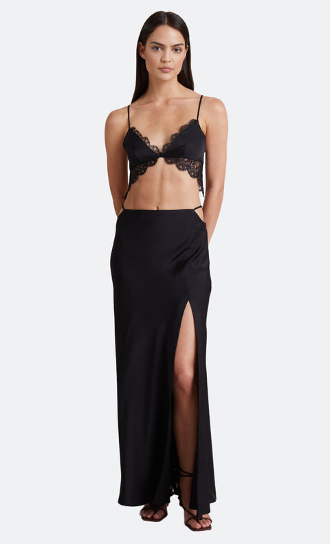 CAMILLE MAXI SKIRT - BLACK