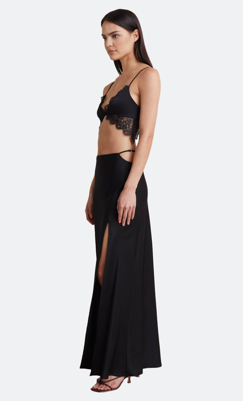 CAMILLE MAXI SKIRT - BLACK