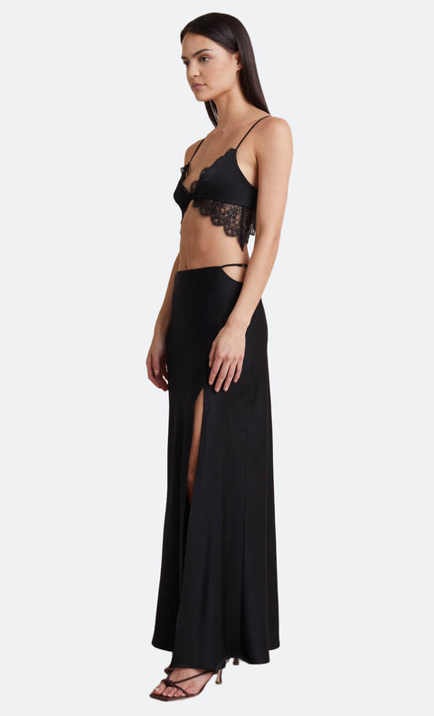 CAMILLE MAXI SKIRT - BLACK