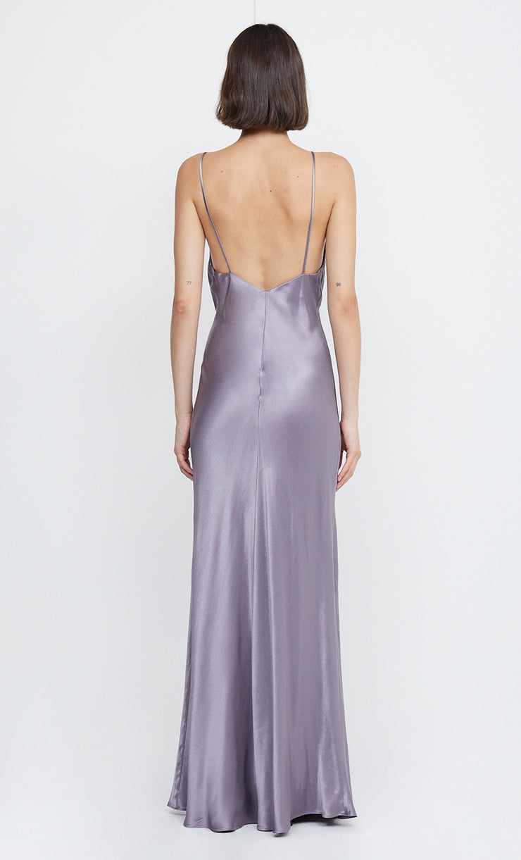 LORELAI V MAXI DRESS - LAVENDER ASH