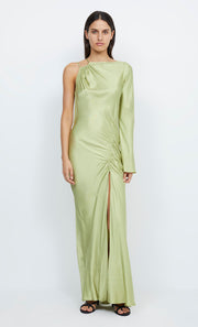 KAI ASYM MAXI DRESS - PEAR