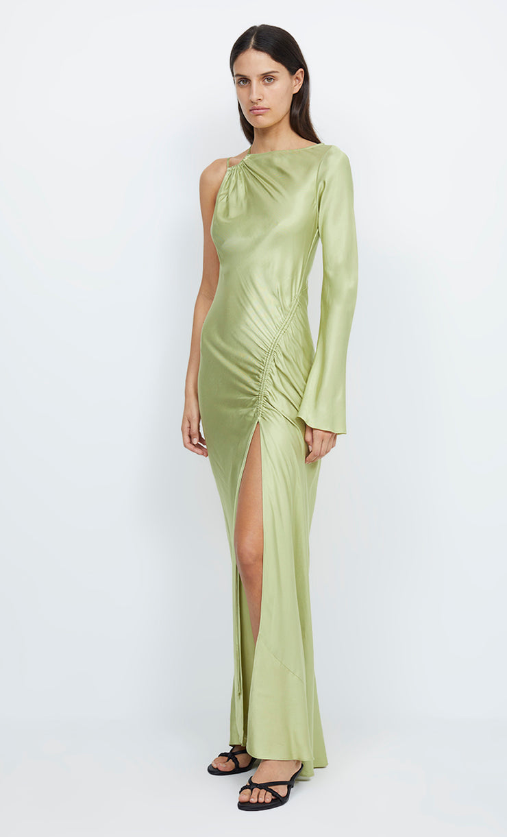 KAI ASYM MAXI DRESS - PEAR