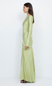 KAI ASYM MAXI DRESS - PEAR