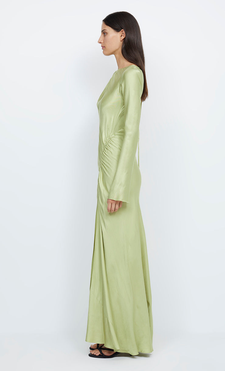 KAI ASYM MAXI DRESS - PEAR