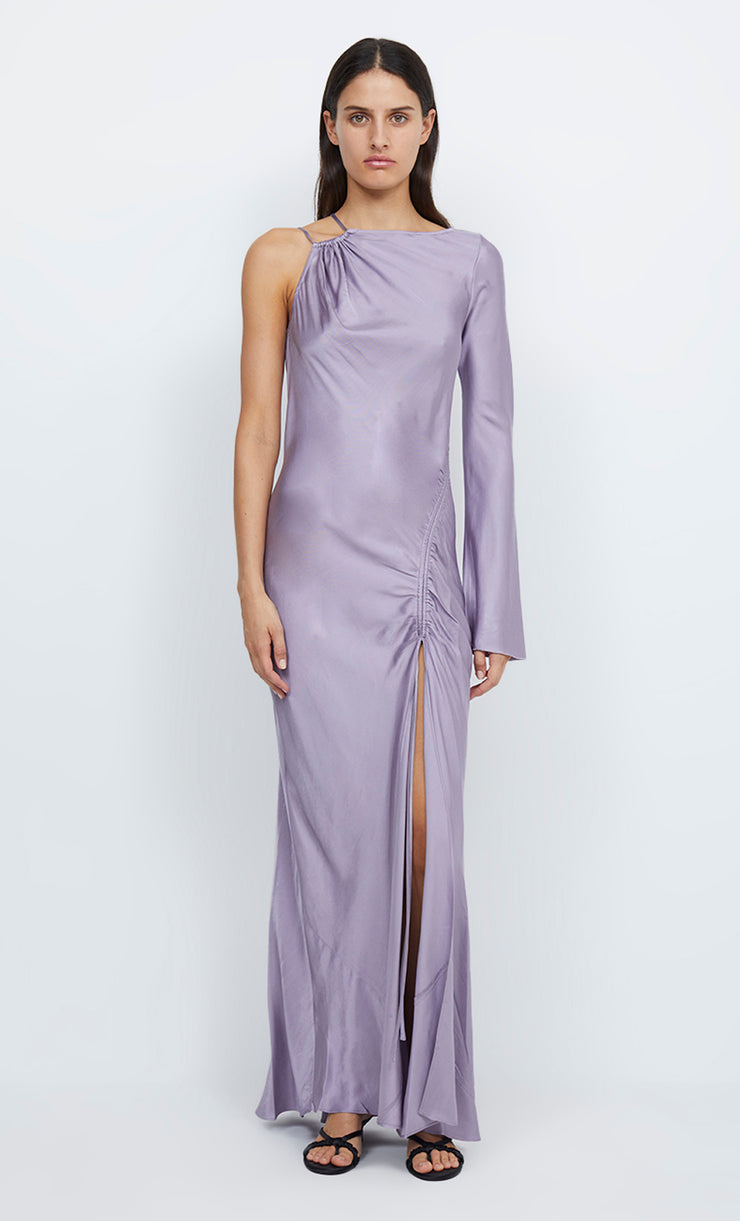 KAI ASYM MAXI DRESS - ASH LILAC
