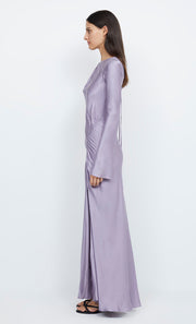 KAI ASYM MAXI DRESS - ASH LILAC