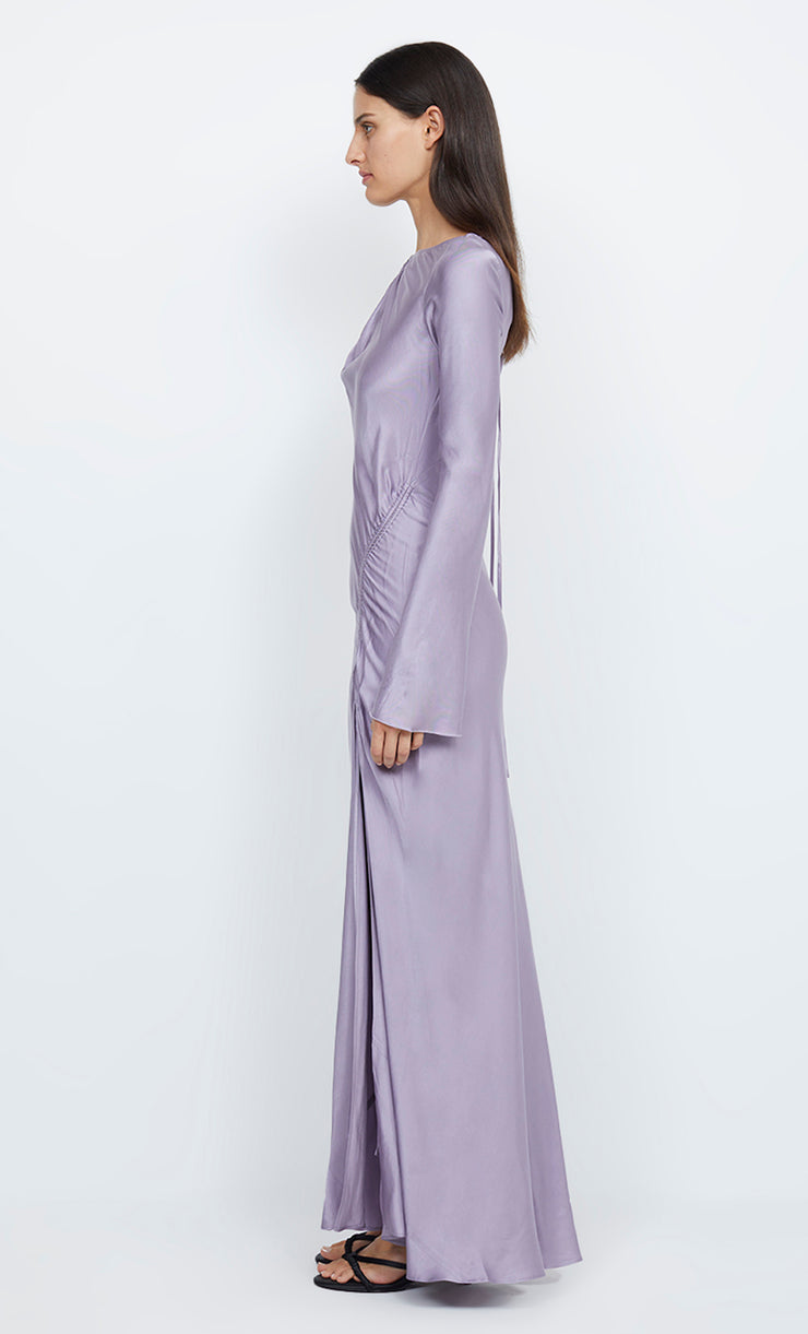 KAI ASYM MAXI DRESS - ASH LILAC