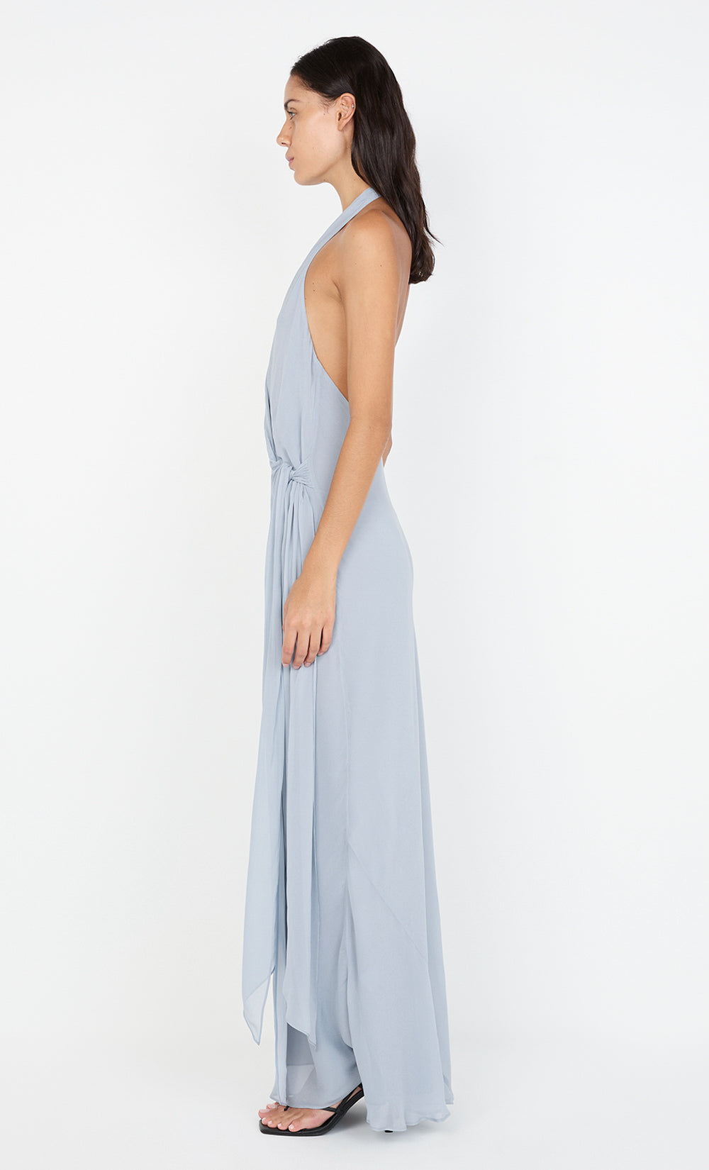 SONEVA WRAP DRESS - CLOUD BLUE BEC + BRIDGE US SONEVA WRAP DRESS - CLOUD BLUE BEC + BRIDGE US