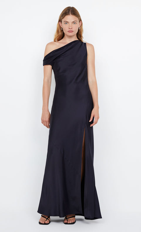 ROMA ASYM DRESS - INK