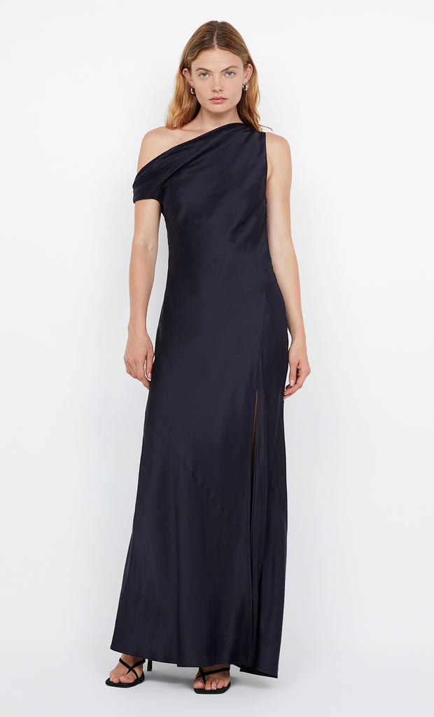 ROMA ASYM DRESS - INK