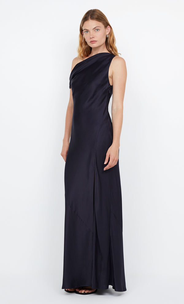 ROMA ASYM DRESS - INK