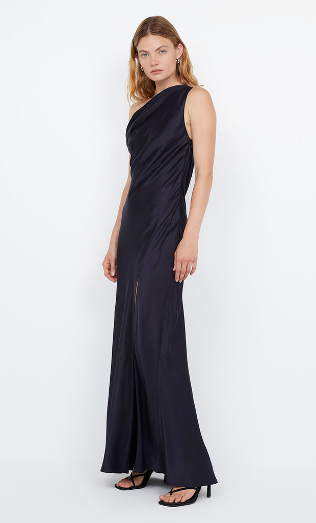 ROMA ASYM DRESS - INK