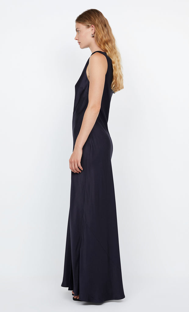 ROMA ASYM DRESS - INK