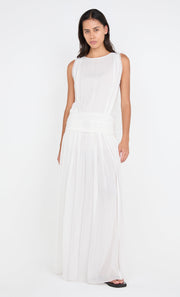 RHONE DROP WAIST DRESS - IVORY