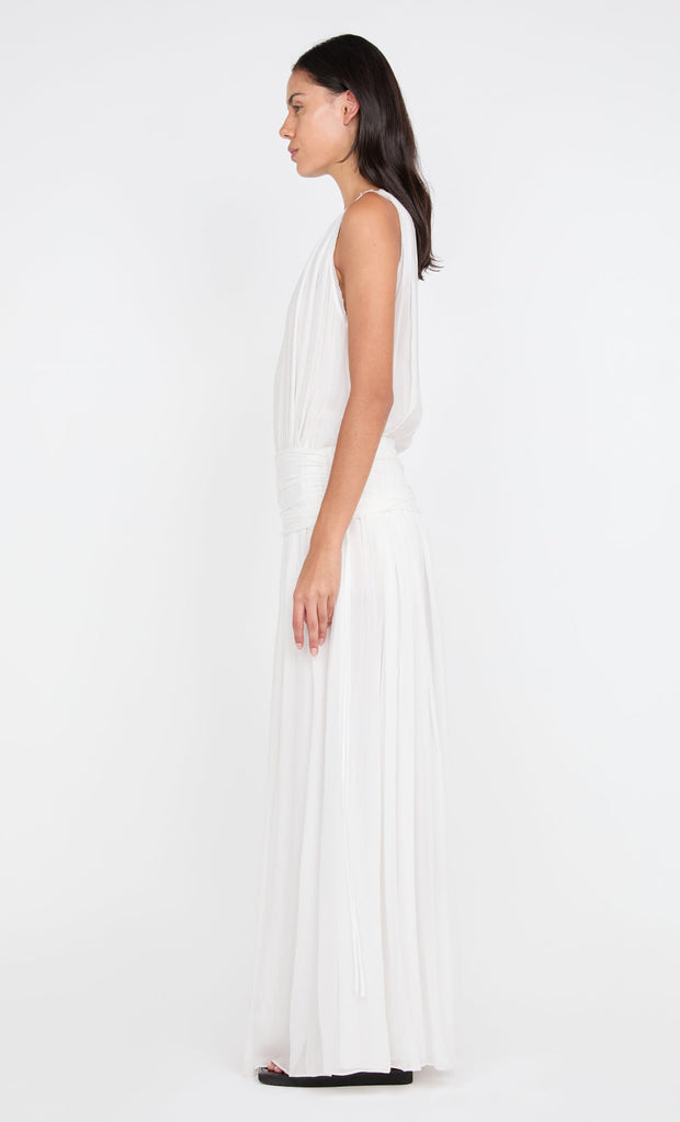 RHONE DROP WAIST DRESS - IVORY