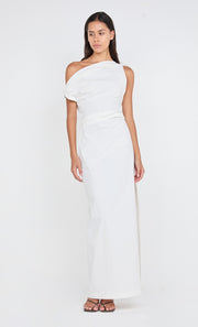 ANGELINA ASYM MAXI DRESS - IVORY