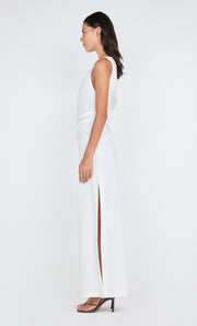 ANGELINA ASYM MAXI DRESS - IVORY