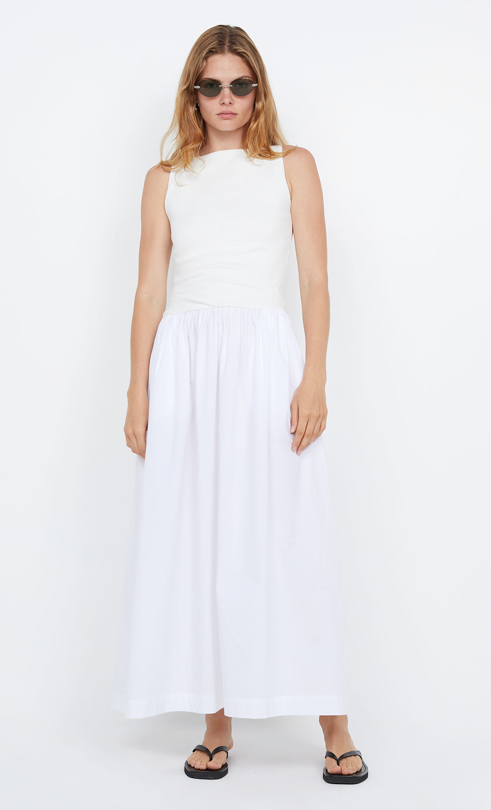 Freya BOAT NECK Dress - Ivory - 12 Freya BOAT NECK Dress - Ivory - 12