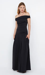 APOLLINE MAXI DRESS - BLACK