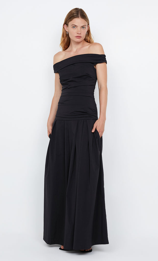 APOLLINE MAXI DRESS - BLACK
