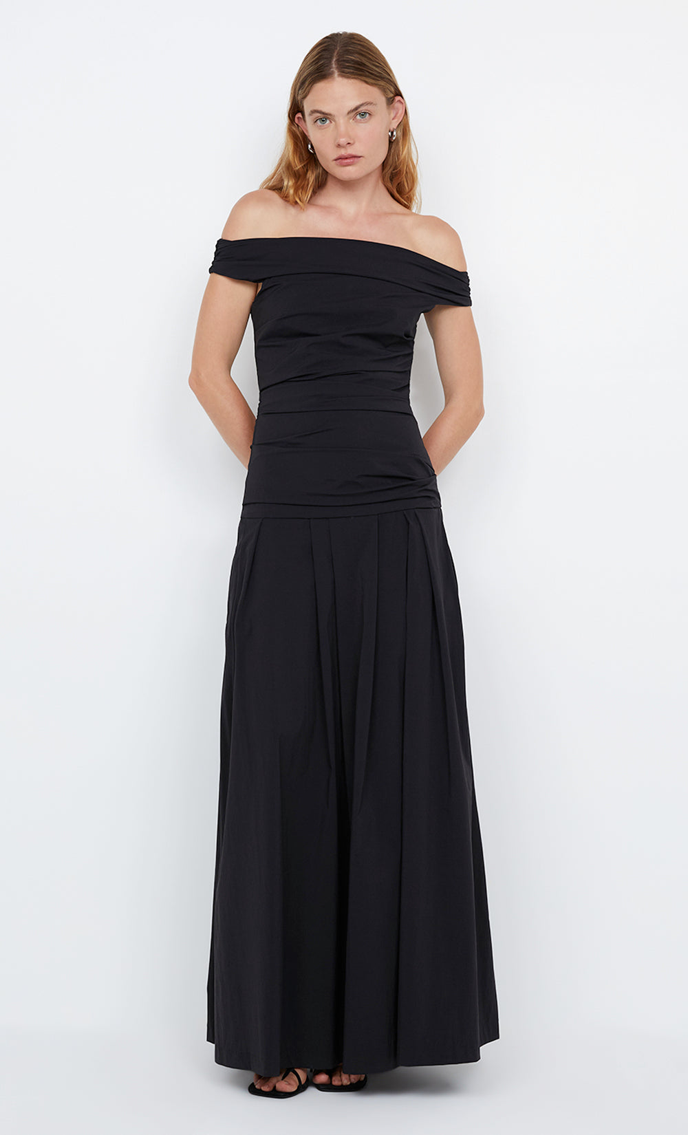 APOLLINE MAXI DRESS - BLACK