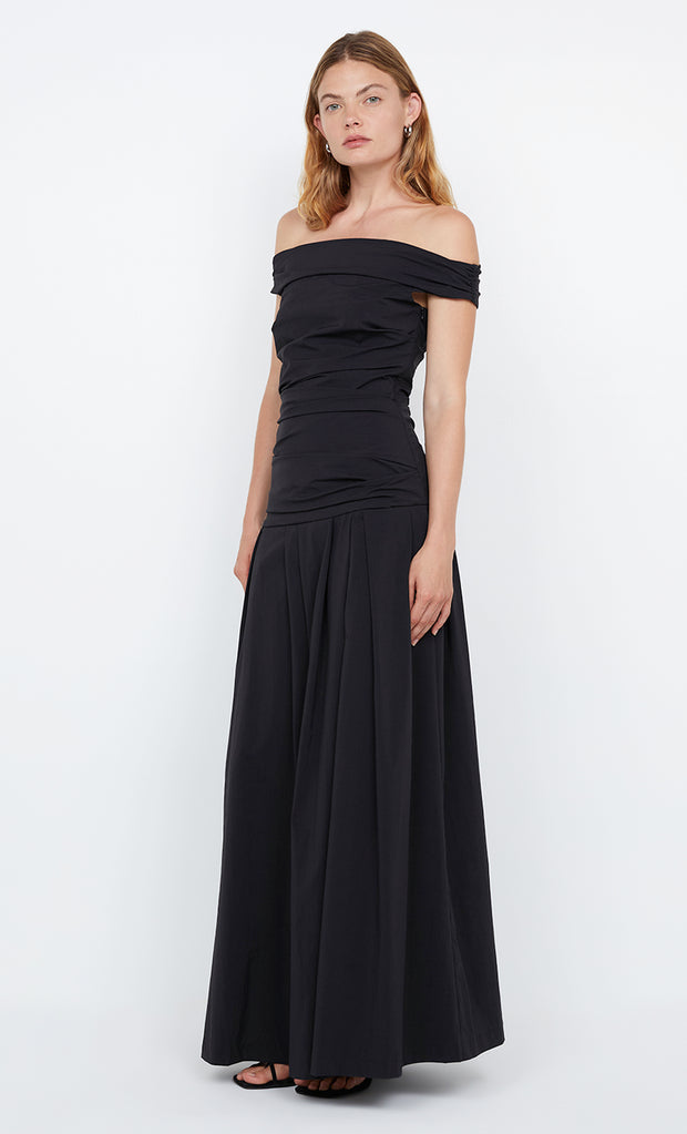 APOLLINE MAXI DRESS - BLACK