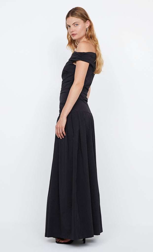 APOLLINE MAXI DRESS - BLACK