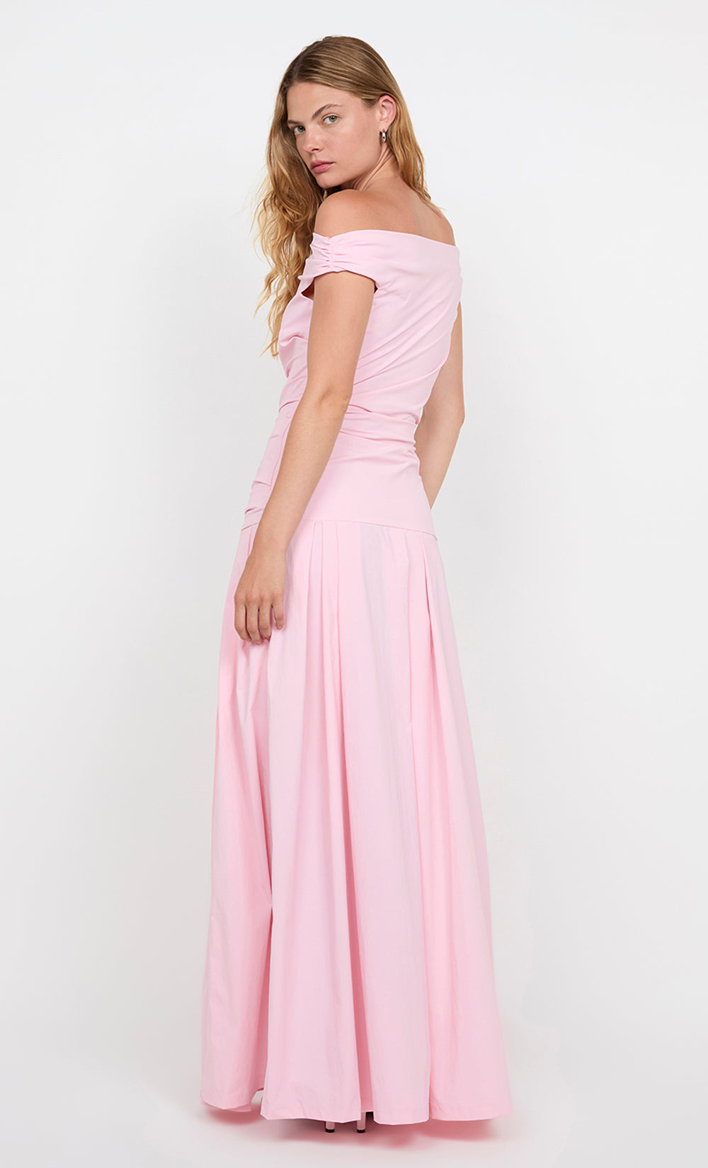 APOLLINE MAXI DRESS - POWDER PINK