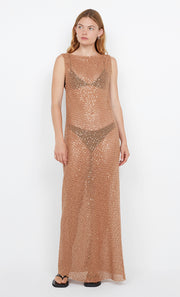 MARGOT MAXI DRESS - CAMEL
