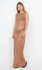 MARGOT MAXI DRESS - CAMEL