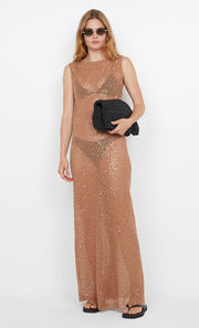 MARGOT MAXI DRESS - CAMEL