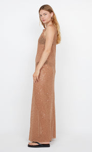 MARGOT MAXI DRESS - CAMEL